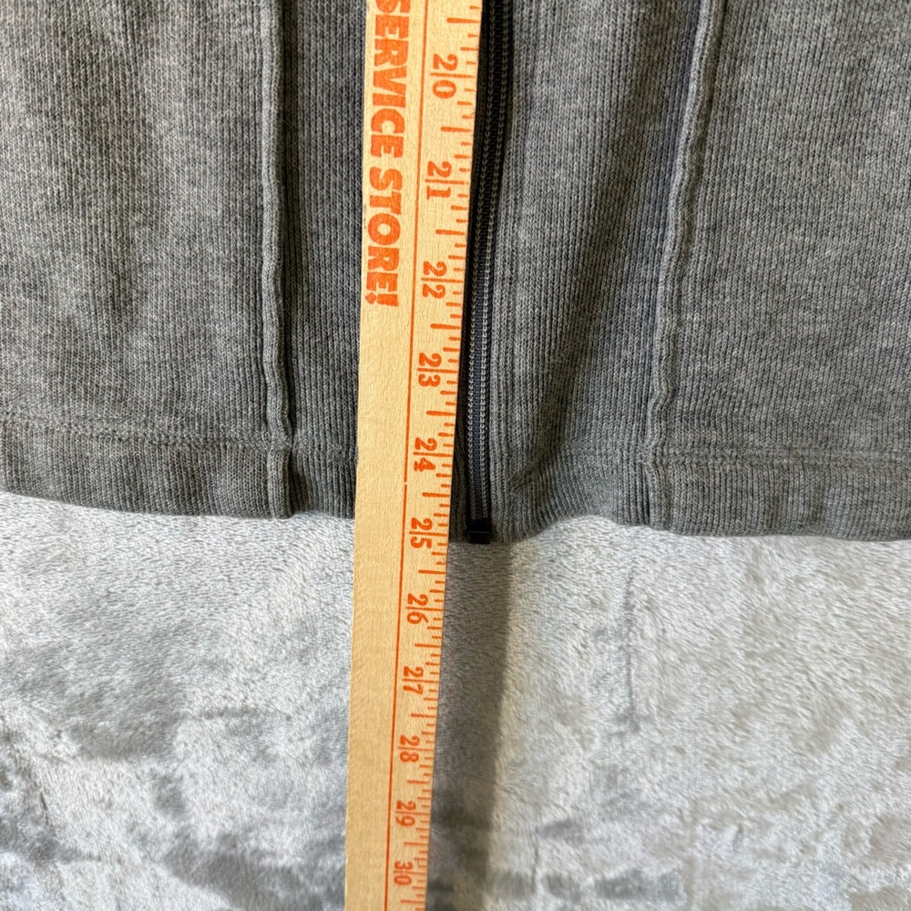Lauren Ralph Lauren‎ Full Zip Sweater Vest Gray Cotton Mens Large - Picture 5 of 6